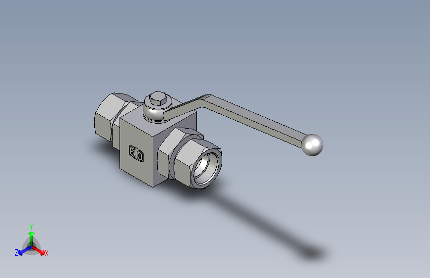 EO标准液压接头二通球阀钢制KH18L