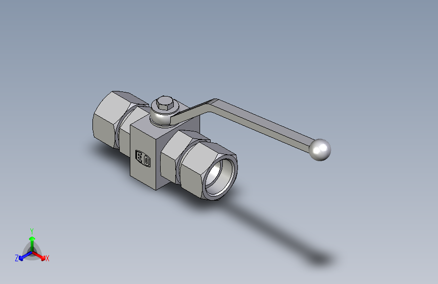 EO标准液压接头二通球阀钢制KH20S