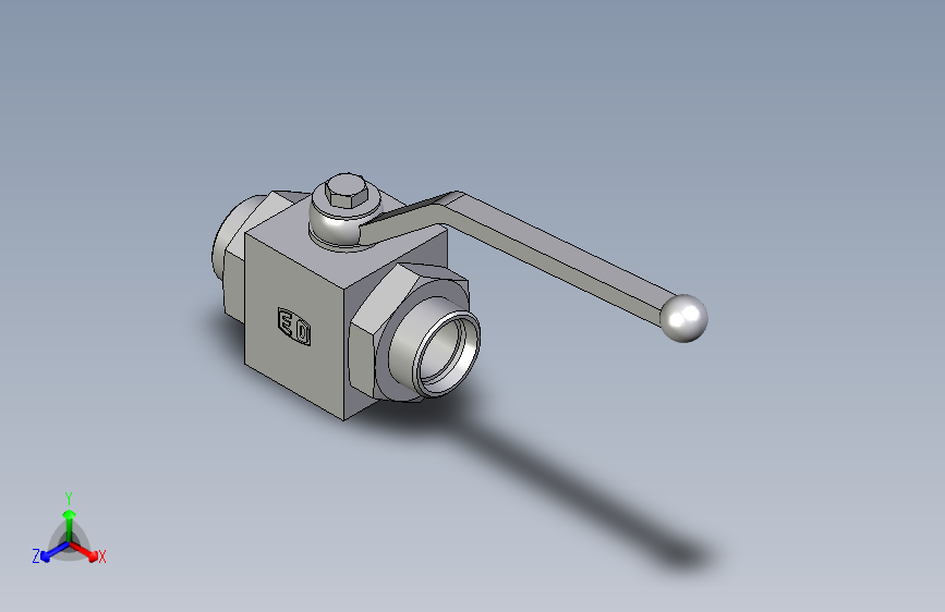EO标准液压接头二通球阀钢制KH28LX