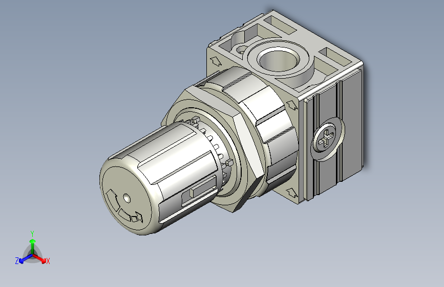 标准手动压力调节器P3LRA12BNYP