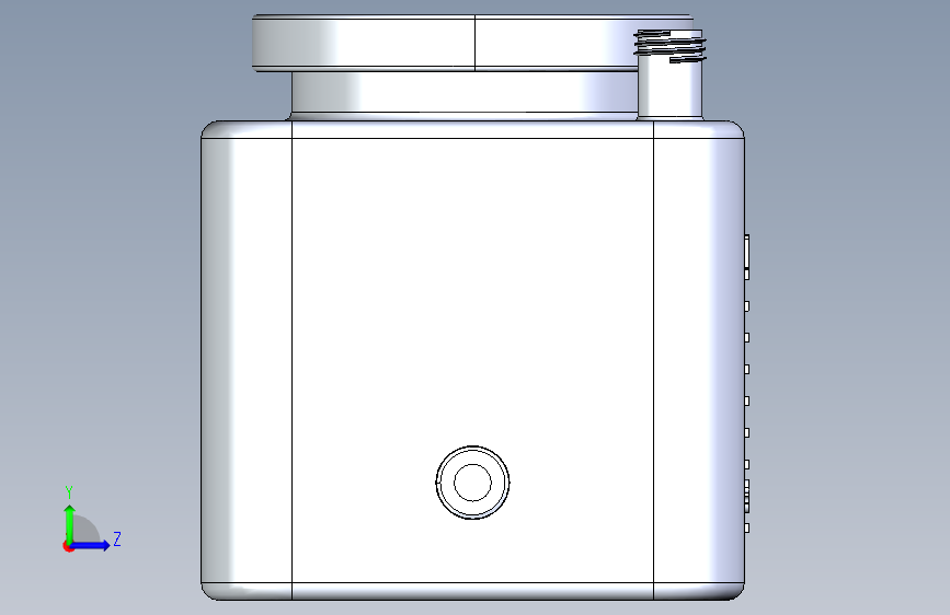 描有几何形状的汽车扬声器 左侧视图
