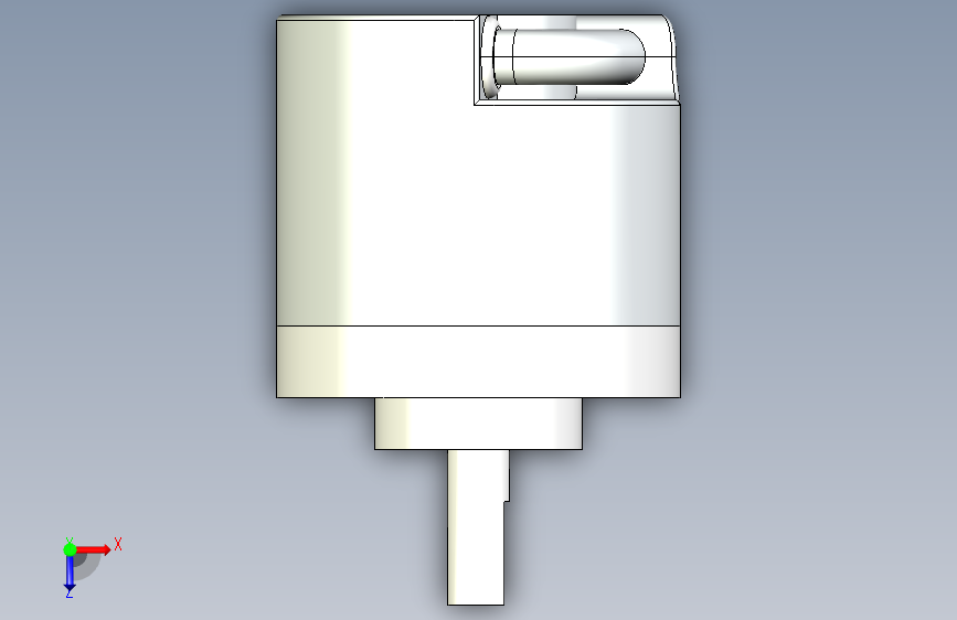 编码器增量编码器ZOH01-S6-2000 俯视图