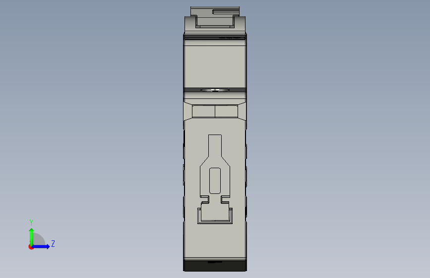 ABB断路器S201-C16 左侧视图