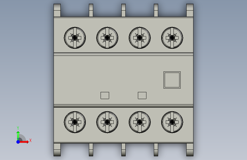 ABB接触器CA5X-04E 正面视图