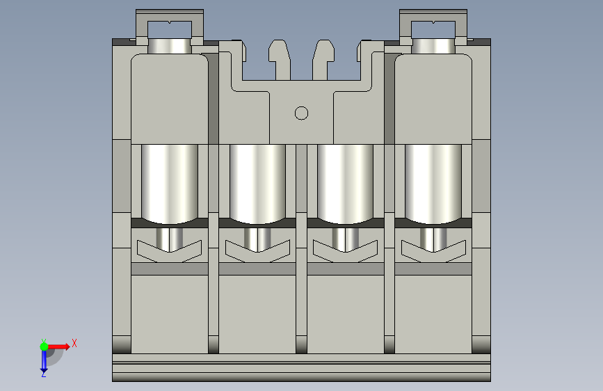 ABB接触器CA5X-04E 俯视图