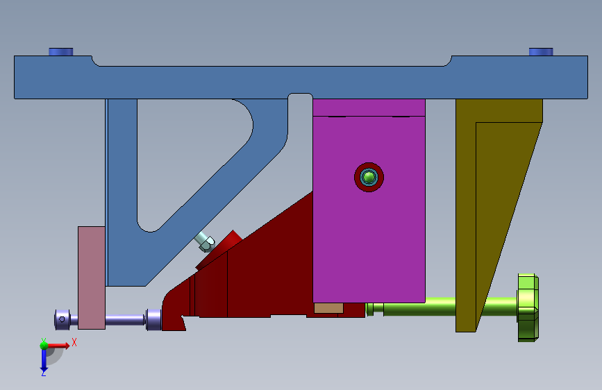尾座体加工工艺及铣底面夹具设计【含三维solidworks】 俯视图