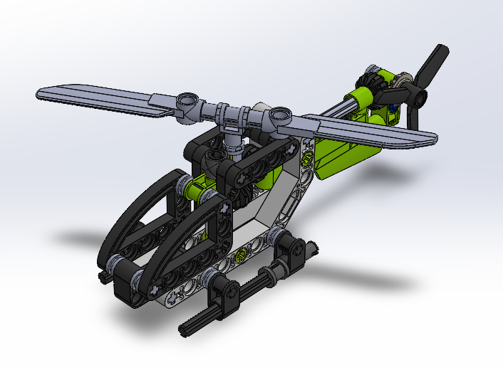 乐高直升机模型