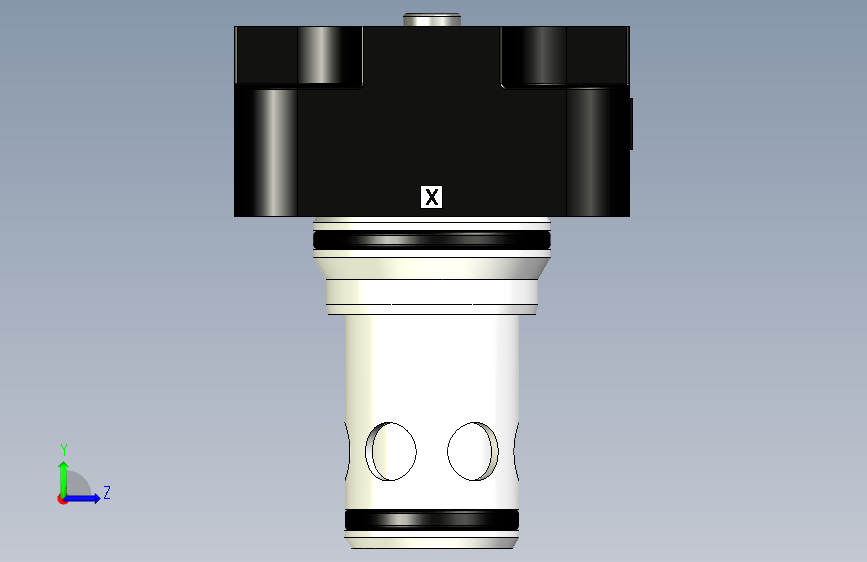 阀门C1DB_40 左侧视图