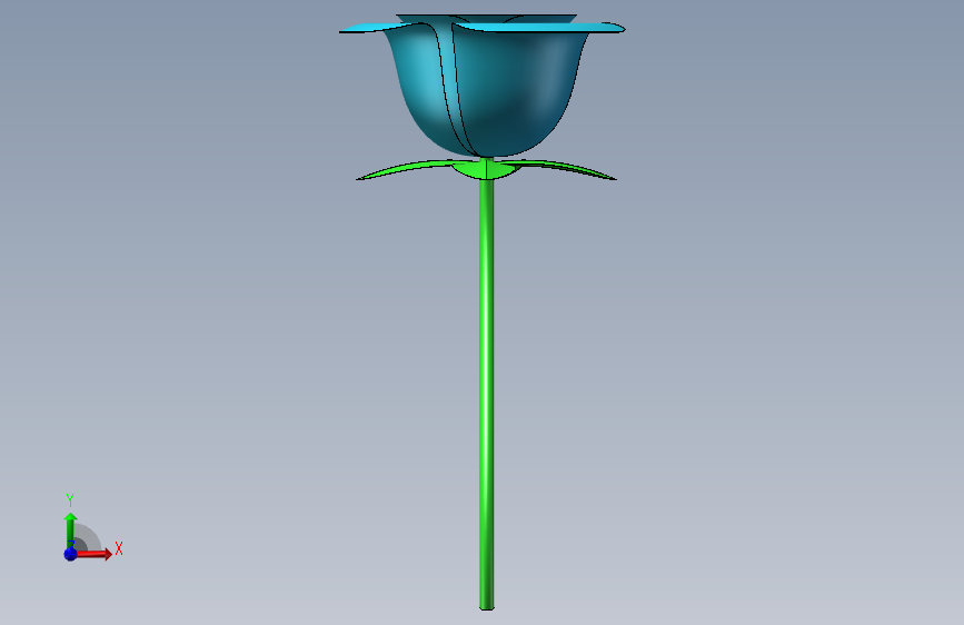 花_SOLIDWORKS 2021_模型图纸免费下载 – 懒石网