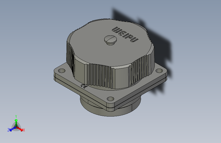 威浦连接器WY40K26Z_STEP_模型图纸下载 – 懒石网