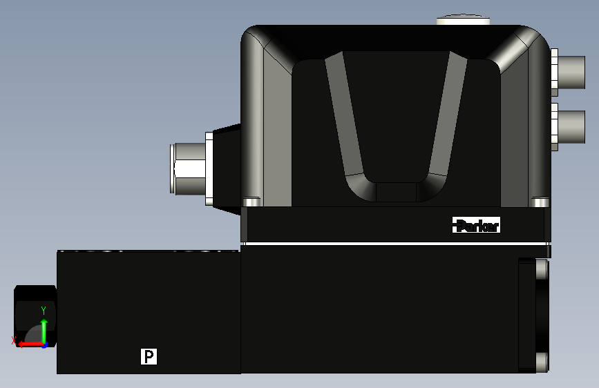 阀门D1FP_EtherCAT 背面视图
