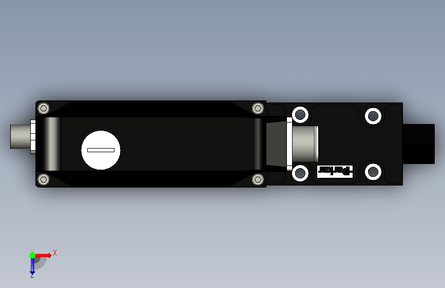 阀门D1FP_EtherCAT 俯视图