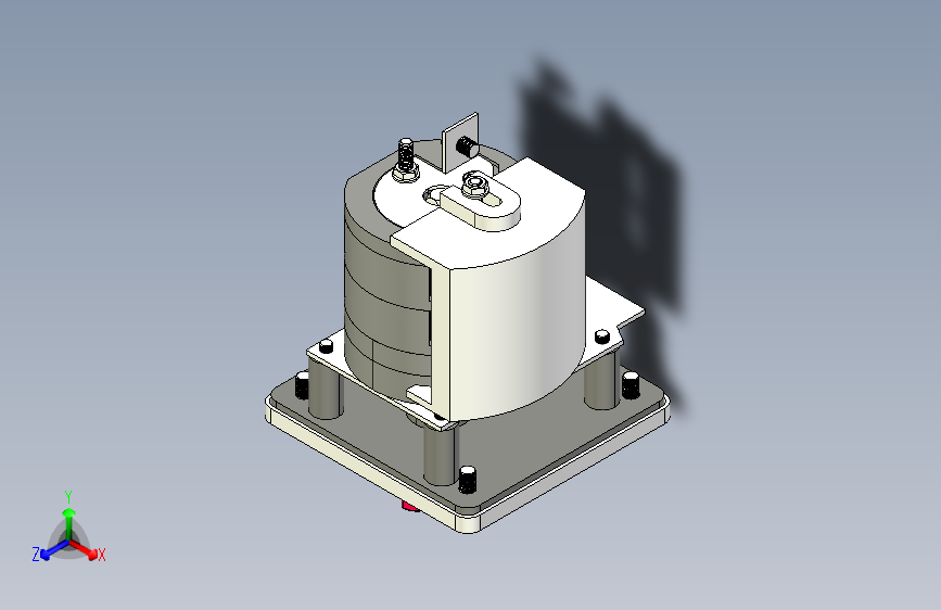 HZ12-40_05组合开关三维模型202101