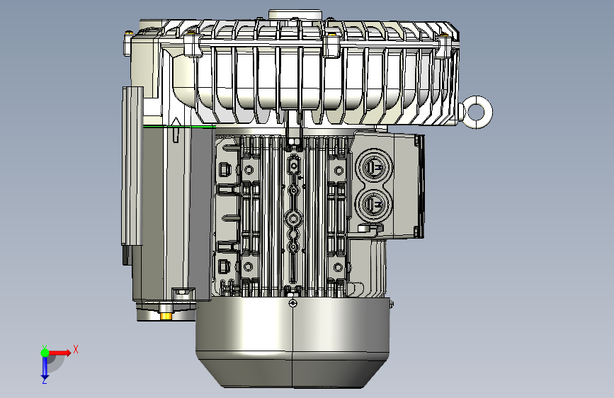 风机-2HB710-7AH47 4.3KW 俯视图