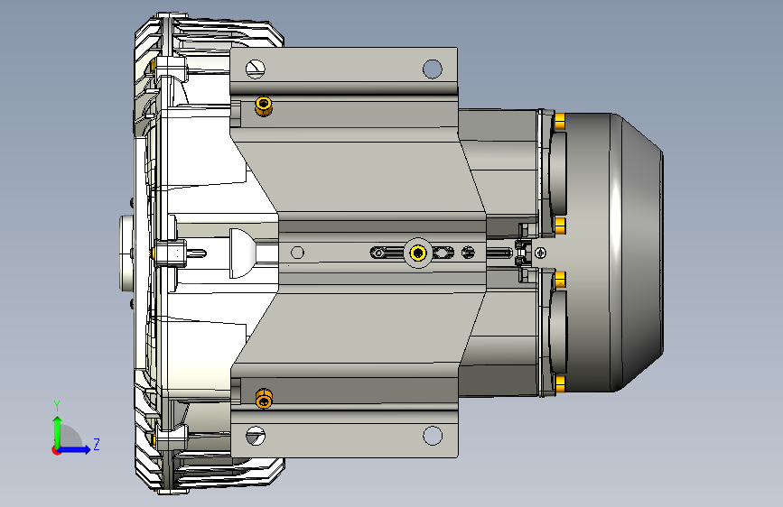 风机-2HB710-7AH47 4.3KW 左侧视图