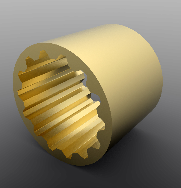 DIN 5480 N30x2x14x9H内花键