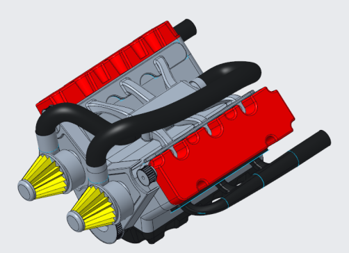 V6双涡轮IC引擎