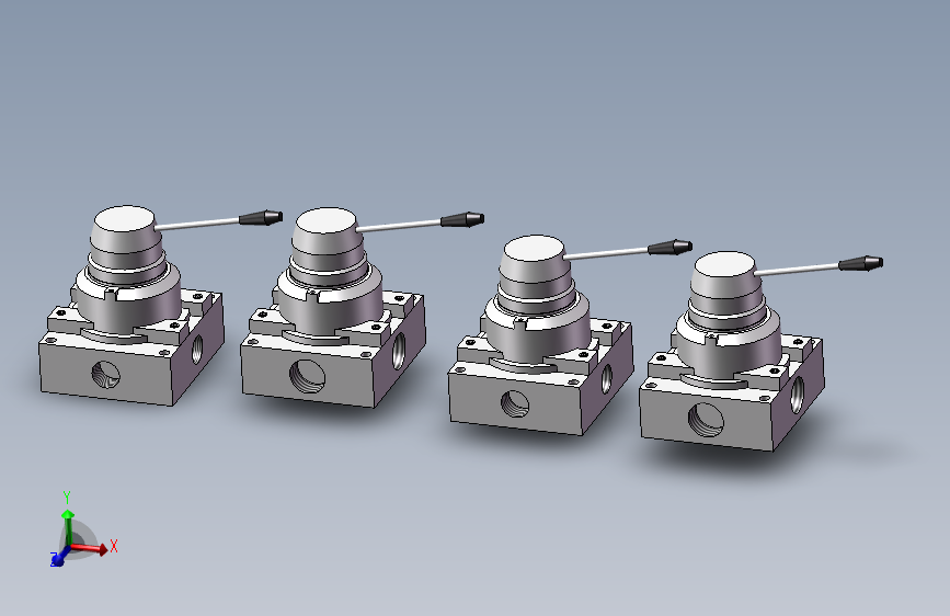 4款MFH4手动阀_SOLIDWORKS 2017_模型图纸下载 – 懒石网