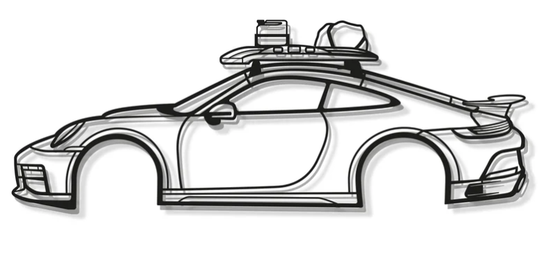 保时捷911 Dakar 2023 Silhouette
