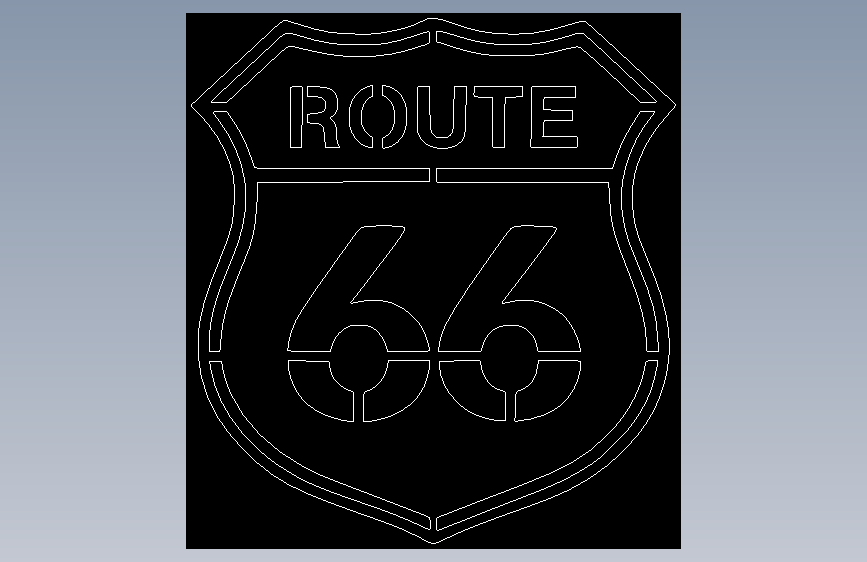 66号公路轮廓
