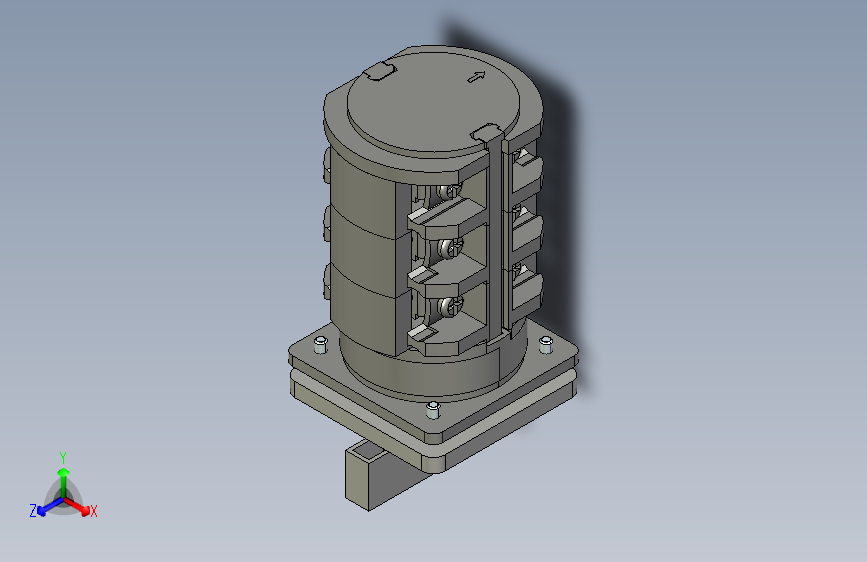 LW32-63_3万能转换开关三维模型202102
