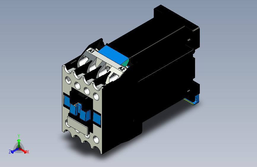 NC1-09Z～12Z交流接触器三维模型202204