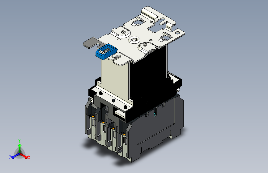 NC1-4004Z～6504Z 4P交流接触器三维模型202204
