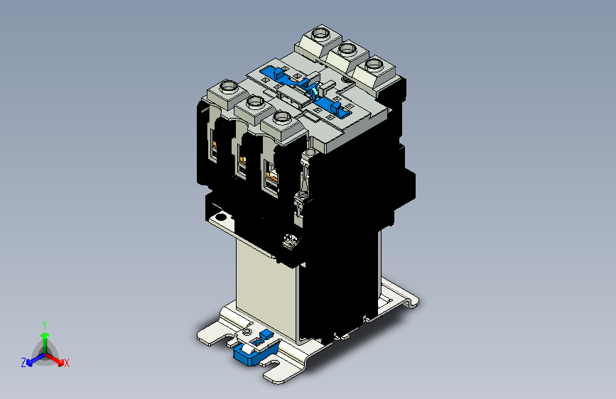 NC1-8011Z～9511Z交流接触器三维模型202204