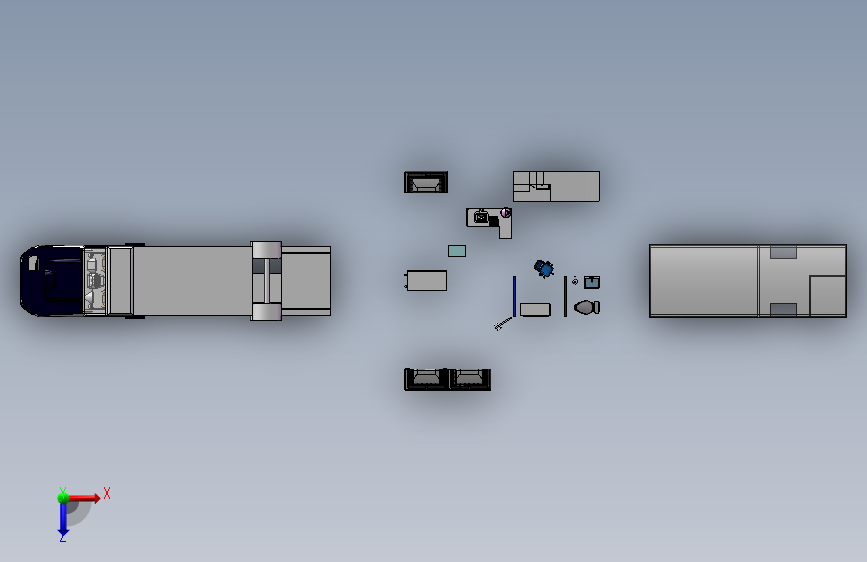 基于SolidWorks房车结构布局设计268236==1200 俯视图