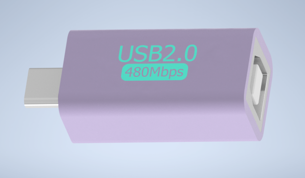 USB2.0适配器微型男性到B MIDI