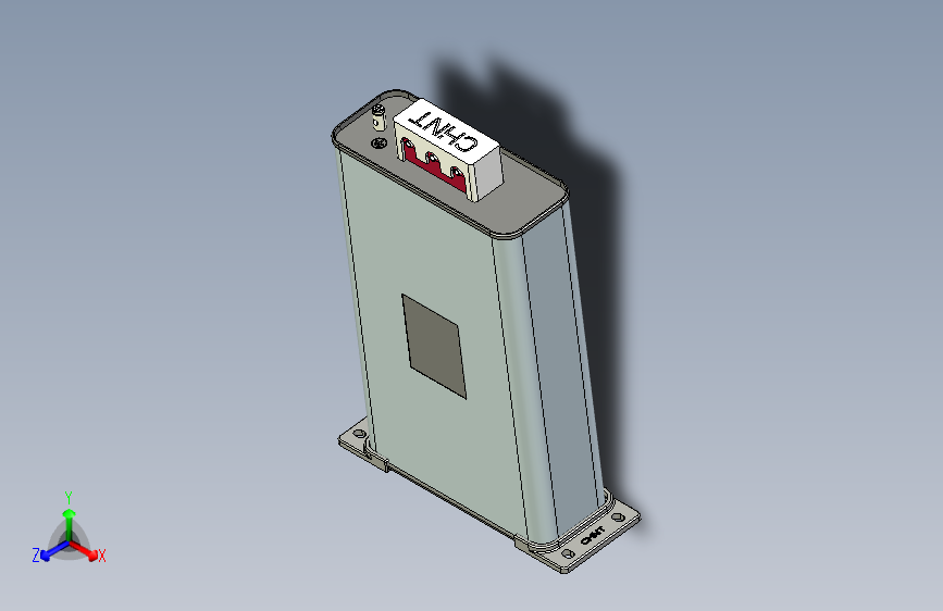 BKMJ0.23-18～20-3自愈式低电压并联电容器三维模型202202