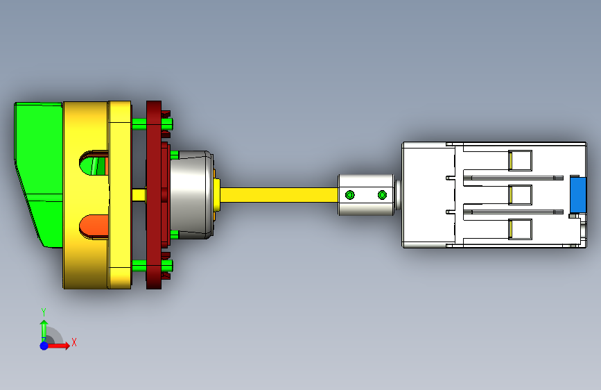 NF1-32~40 3.0.3.0负荷开关三维模型202010 正面视图