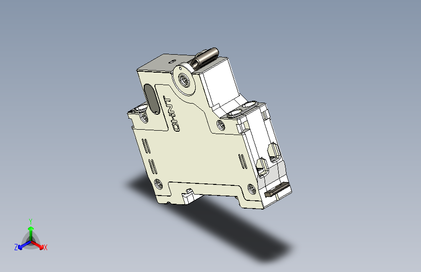 NXBF-40&1&N小型断路器三维模型202307