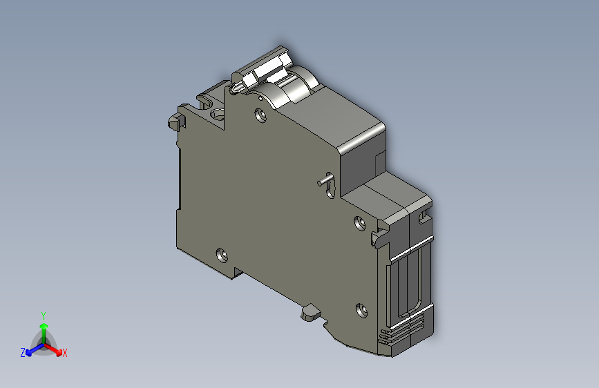 OUVT-1过欠压脱扣器三维模型202404