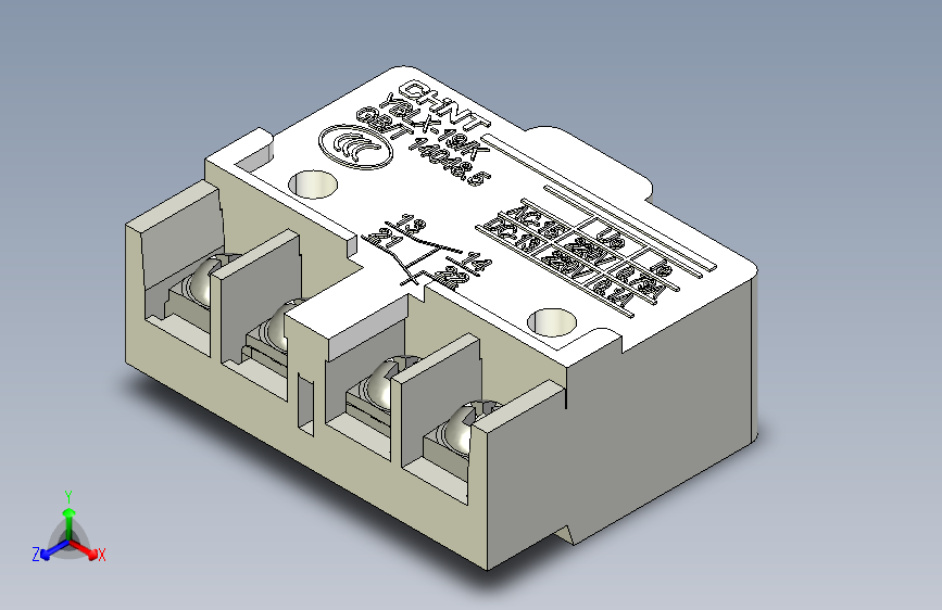 YBLX-19_K行程开关三维模型202101