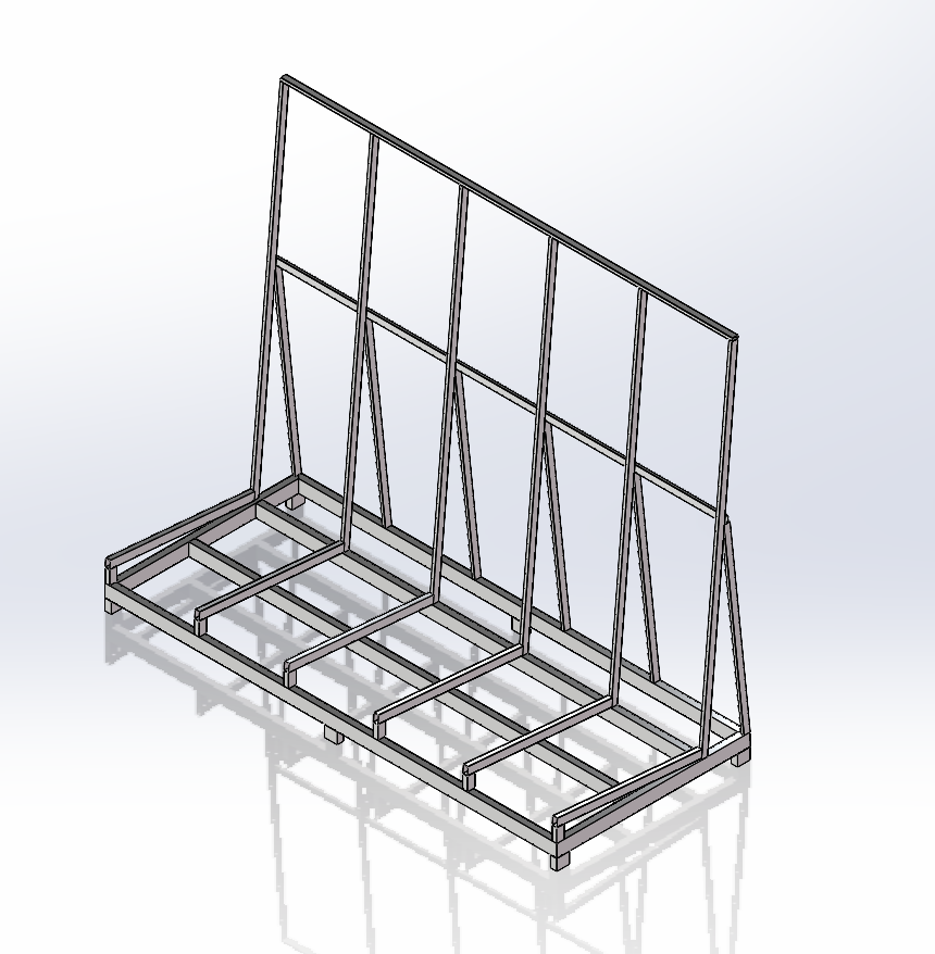 玻璃推车运输架