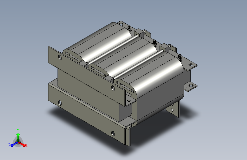 ACLSG-800三相干式进线电抗器三维模型202011