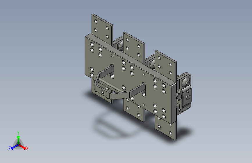 HD13-2500、3000_30 3P开启式刀开关三维模型202012