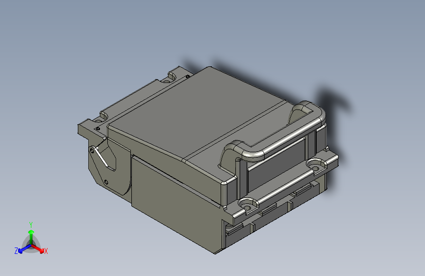 HR6-250_31Ⅱ 3P熔断器式隔离开关三维模型202011