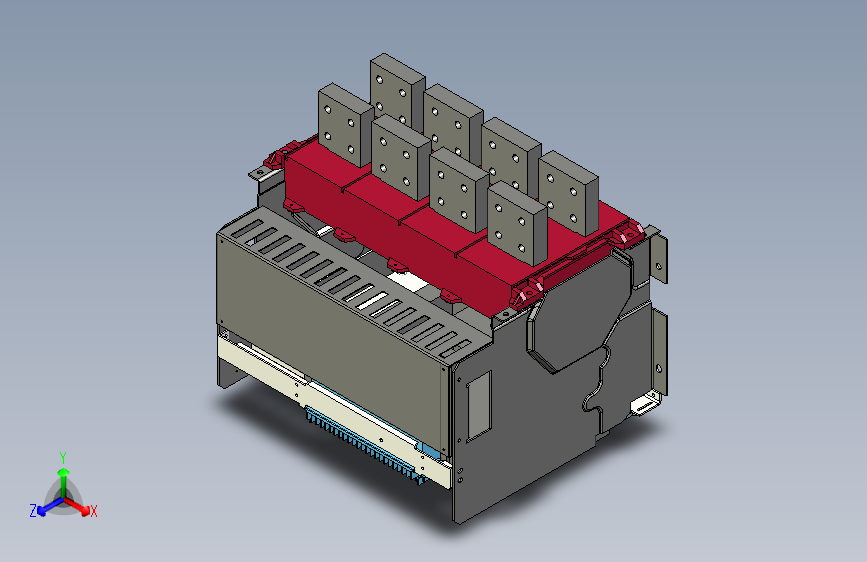 NA1-3200X-3200 4P抽屉万能式断路器三维模型202202