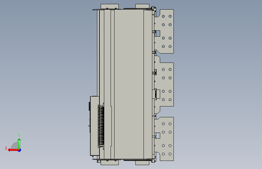 NA1-6300X-6300 3P抽屉万能式断路器三维模型202202 背面视图