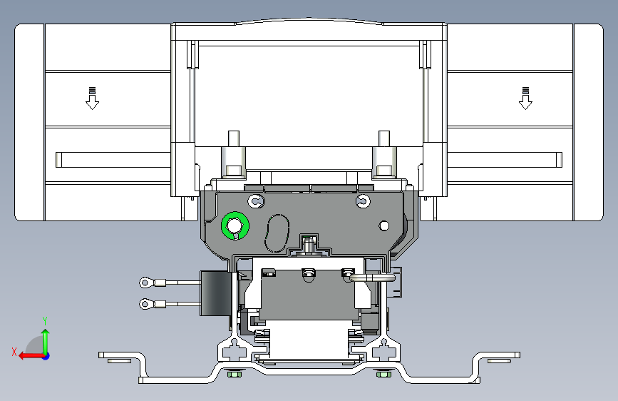 NC8-1450~2100 3P交流接触器三维模型20241024 背面视图