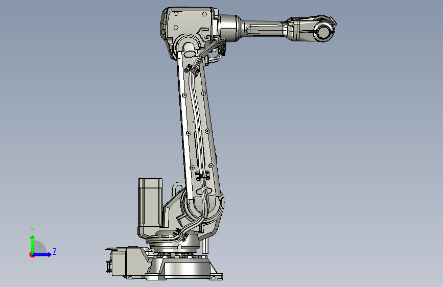 机器人ABB IRB 2600 12 1.85 左侧视图