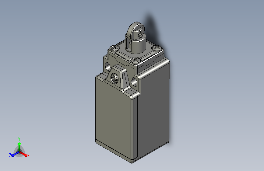 NKX3-13_ZM1行程开关三维模型202011