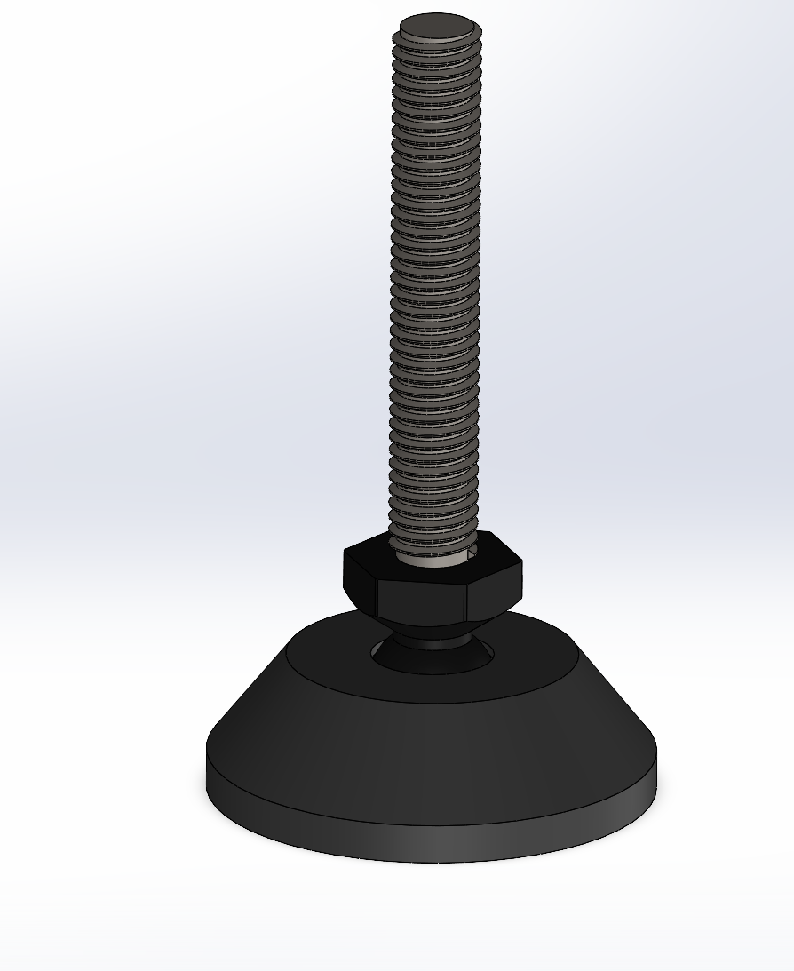 可调节的脚Ø40_m8