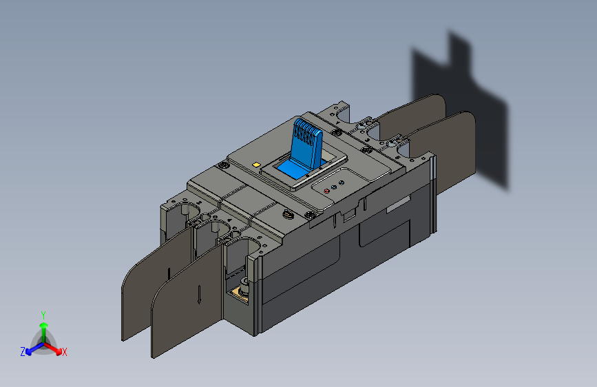 NM5LE-400 3P剩余电流动作断路器三维模型202401 (1)