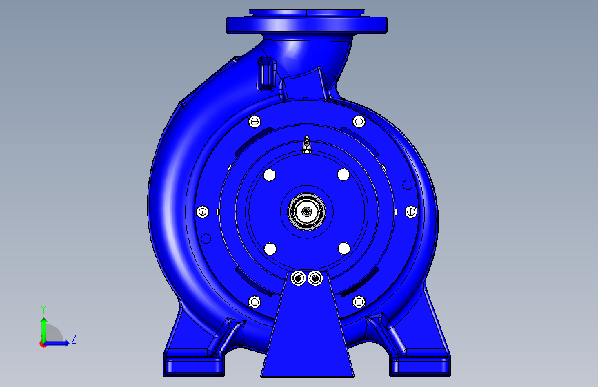 水泵CENTRIFUGAL PUMP SCANPUMP SERIE BA SW_STEP_模型图纸下载 – 懒石网