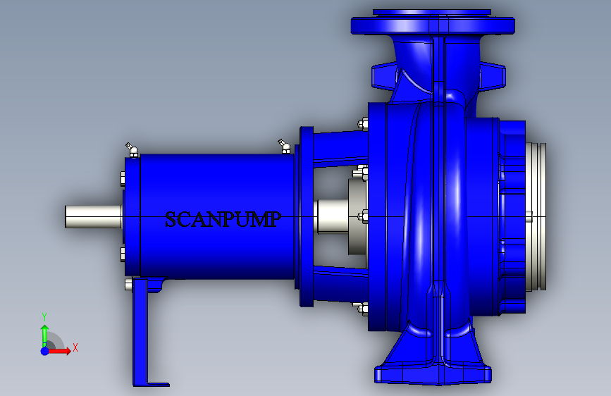 水泵CENTRIFUGAL PUMP SCANPUMP SERIE BA SW_STEP_模型图纸下载 – 懒石网