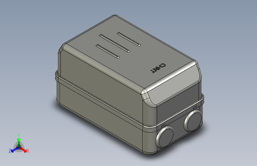 NQ2-33电磁起动器三维模型202204