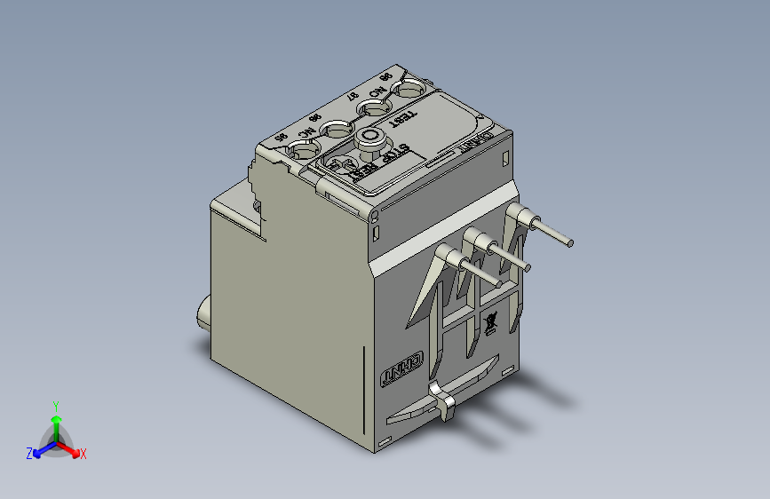 NR2-11_5热过载继电器三维模型202204